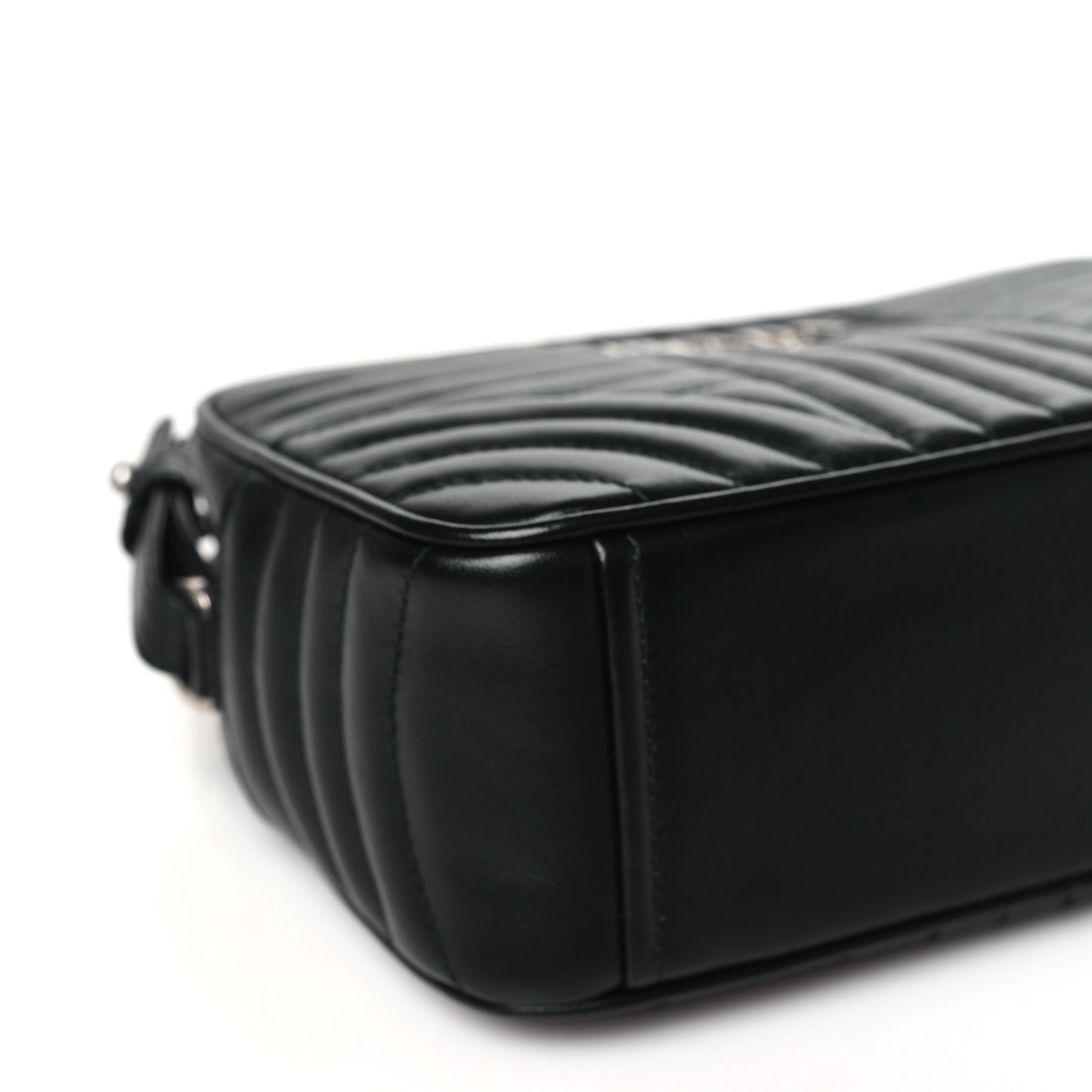 Soft Calfskin Diagramme Camera Bag Black