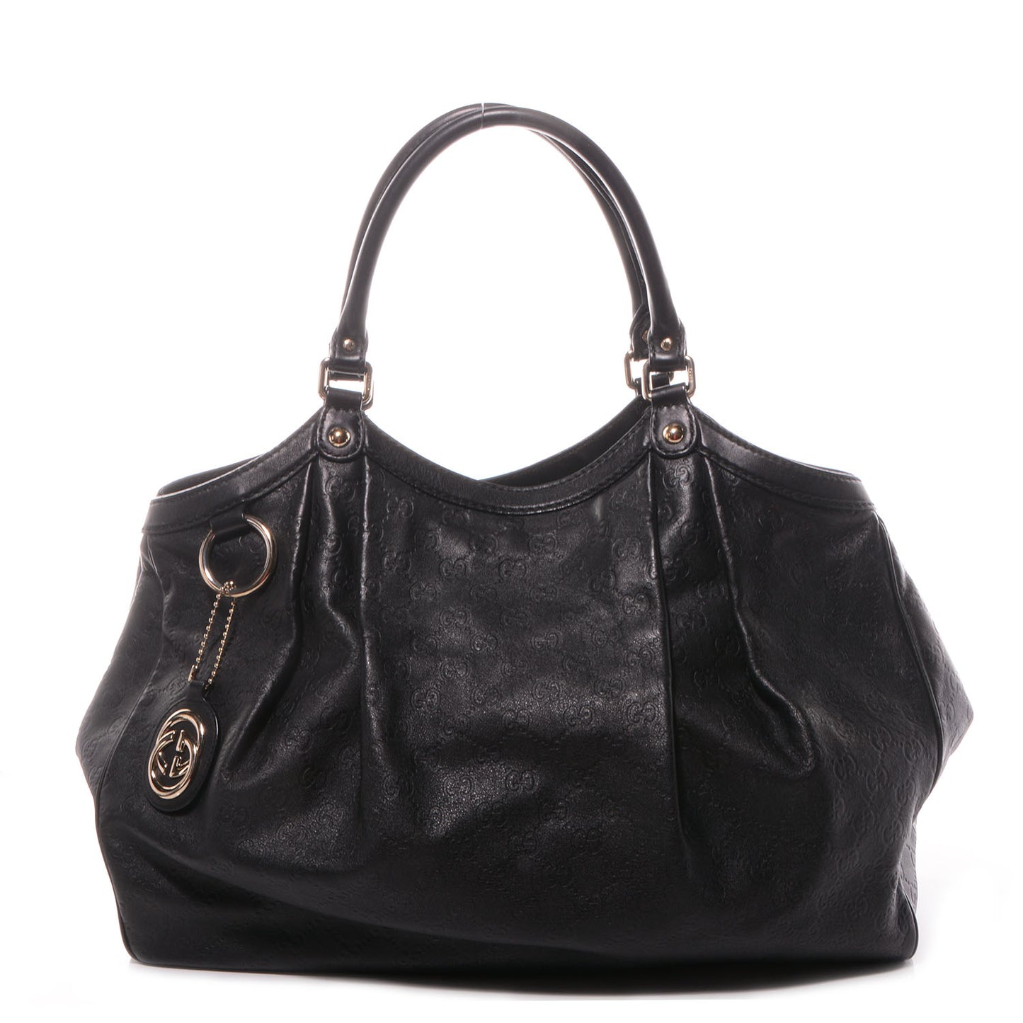 Guccissima Large Sukey Tote Black