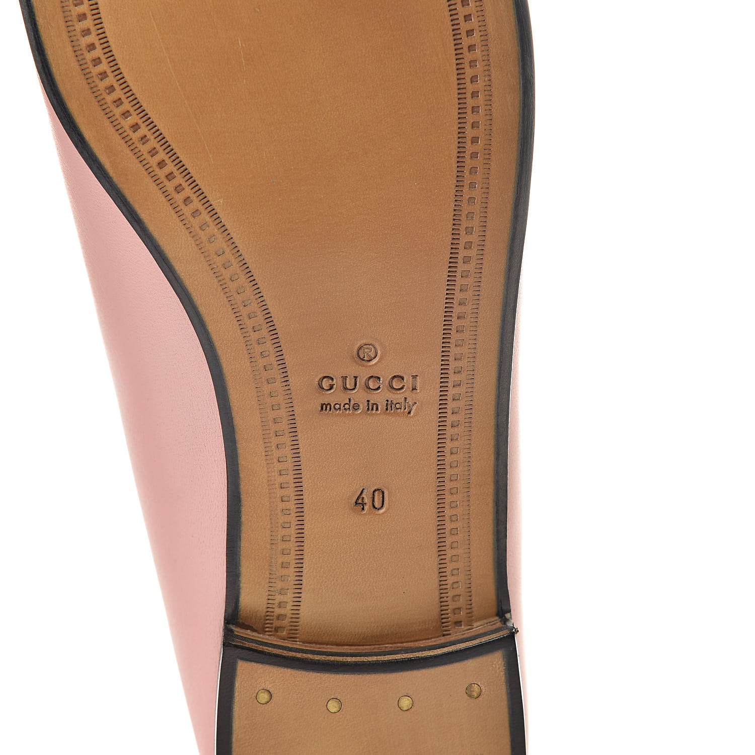 Gucci Lambskin Womens Brixton Horsebit Loafers 40 Perfect Pink 6 of 8