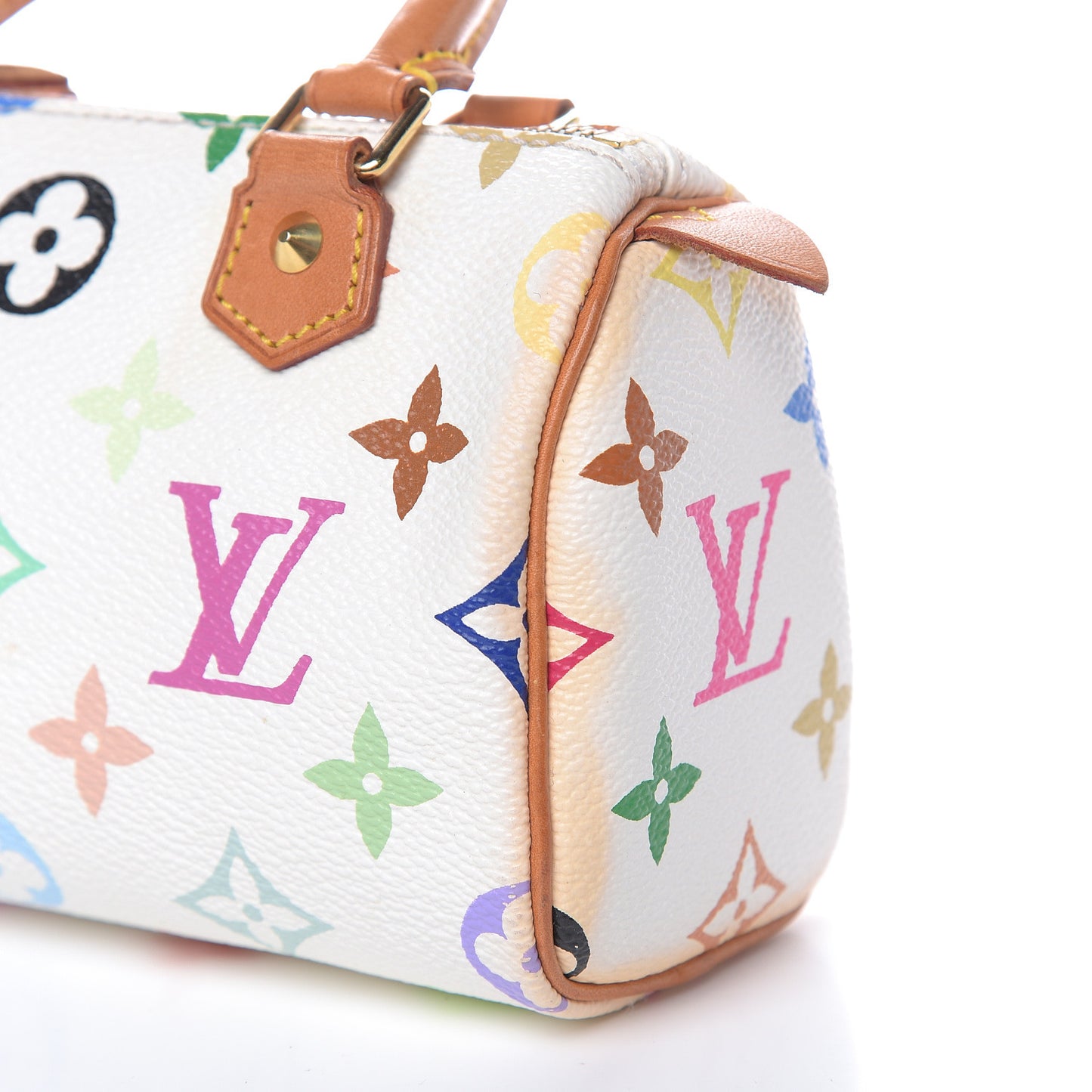 Monogram Multicolor Mini Sac HL Speedy White