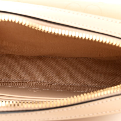 Gucci Calfskin GG Super Mini Debossed Chain Wallet Light Beige 5 of 10