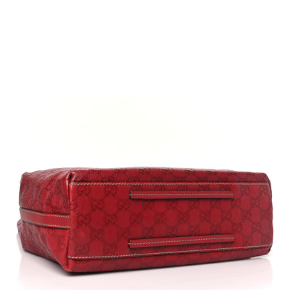Gucci Guccissima Monogram Gifford Tote Red 4 of 11