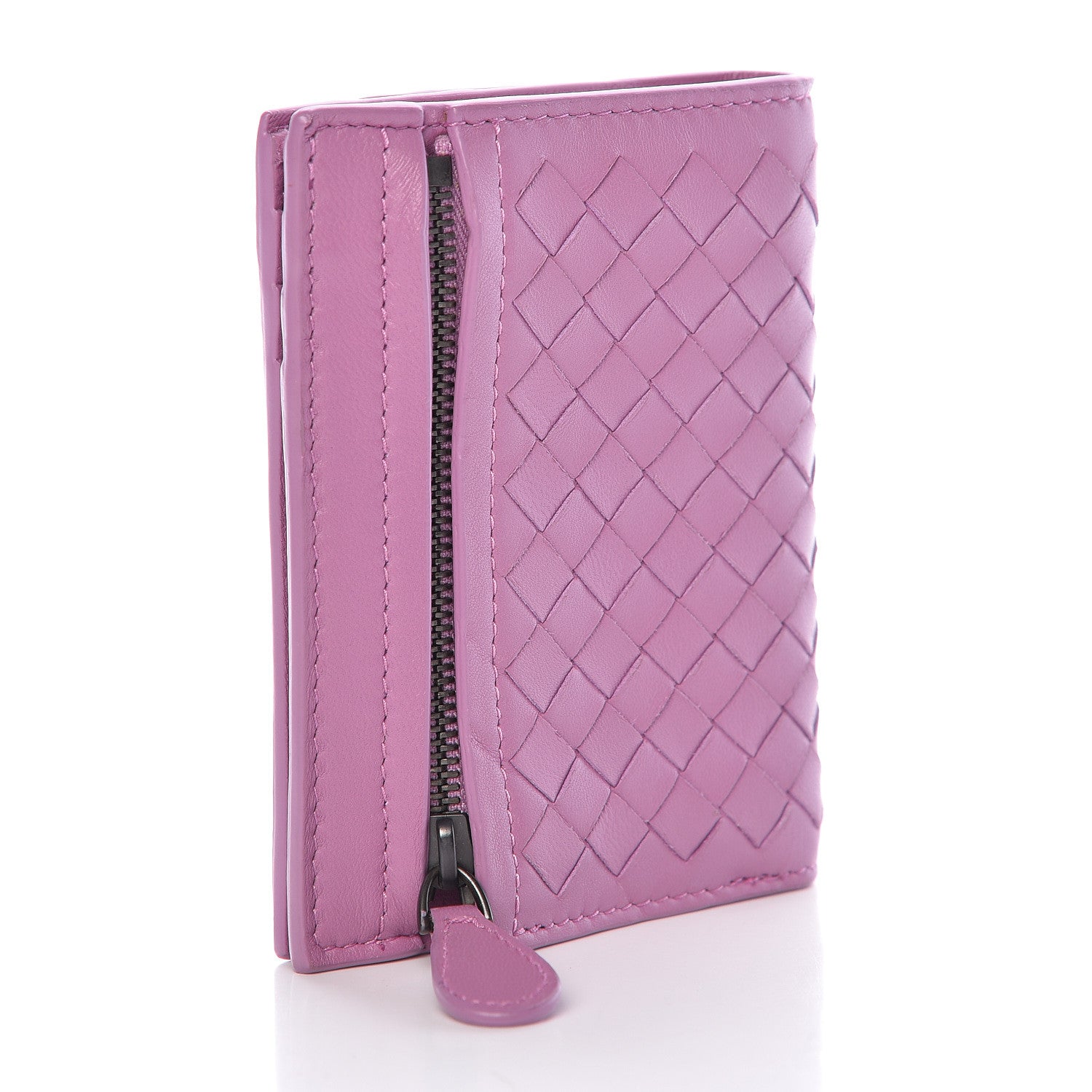 Bottega Veneta Nappa Intrecciato Compact Wallet Twilight 3 of 8