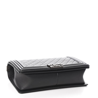 Chanel Calfskin Quilted New Medium Boy Flap Black 3 of 11