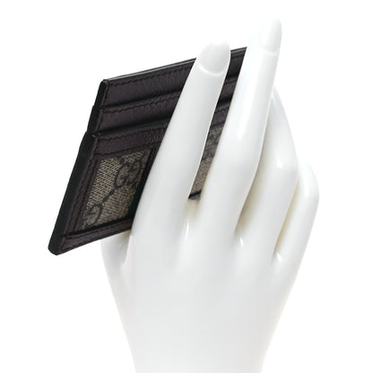 Gucci GG Supreme Monogram Ophidia Card Holder Brown 2 of 7