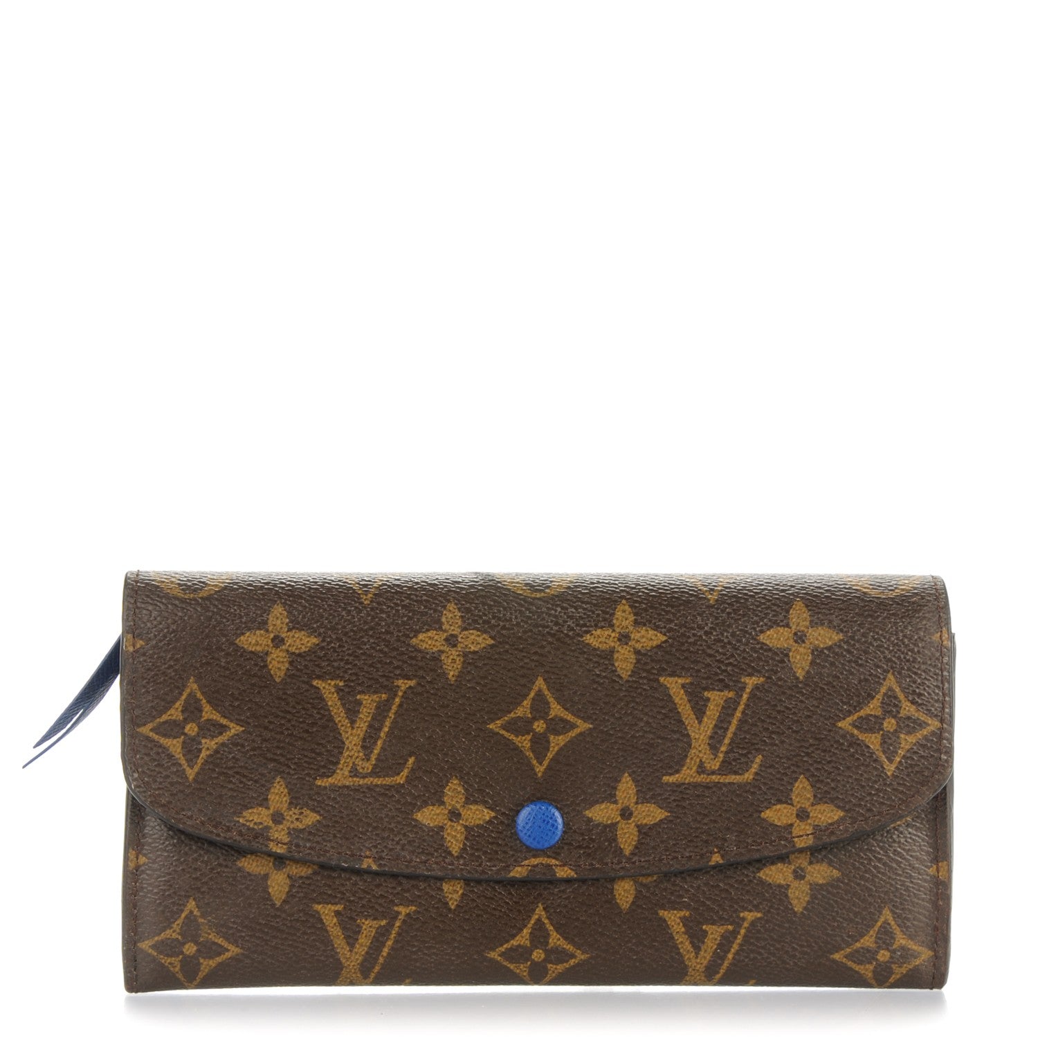 Louis Vuitton Monogram Emilie Wallet Blue 1 of 8