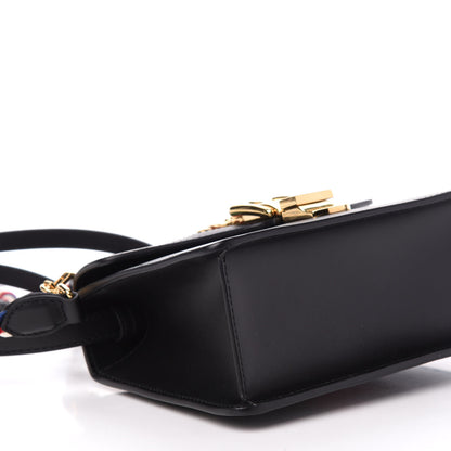 Gucci Calfskin Mini Sylvie Top Handle Bag Black 10 of 12