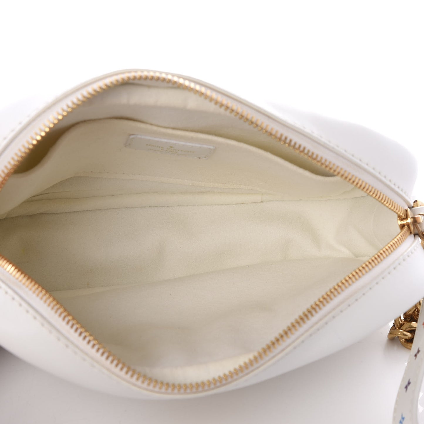Calfskin New Wave Camera Bag White