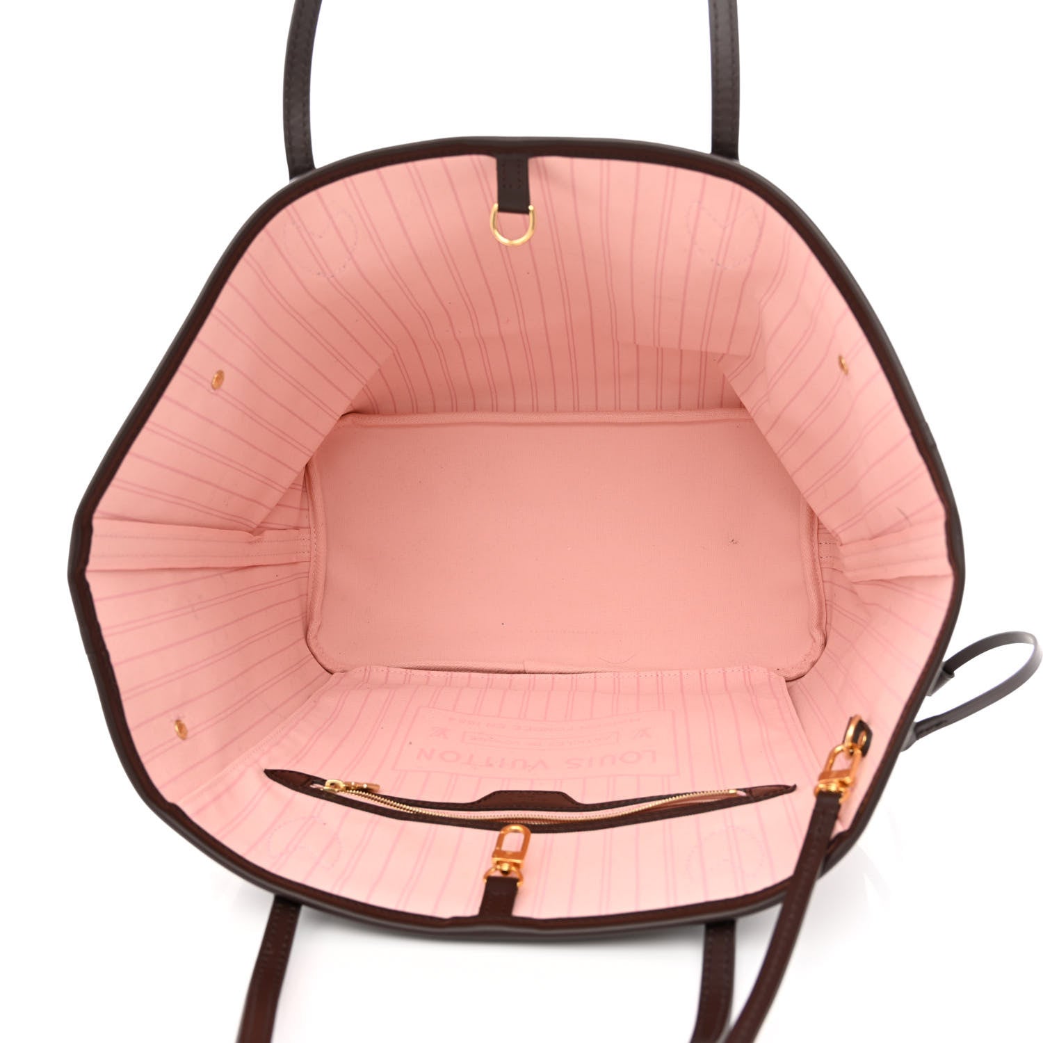 Louis Vuitton Damier Ebene Neo Neverfull MM Rose Ballerine 6 of 11
