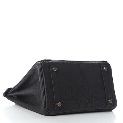 Hermes Togo Birkin 25 Black 5 of 40
