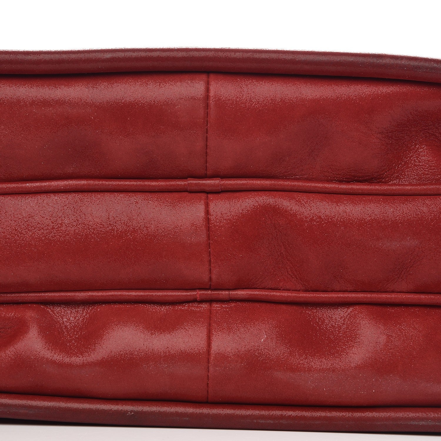 Chanel Iridescent Calfskin Quilted Relax CC Camera Case Red 8 of 9