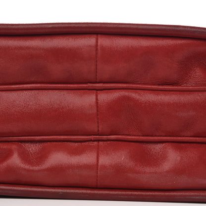 Chanel Iridescent Calfskin Quilted Relax CC Camera Case Red 8 of 9
