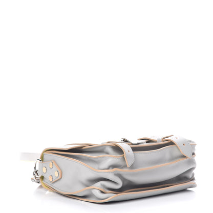 Proenza Schouler Lambskin PS1 Mini Pouch Messenger Gray Banana 4 of 8