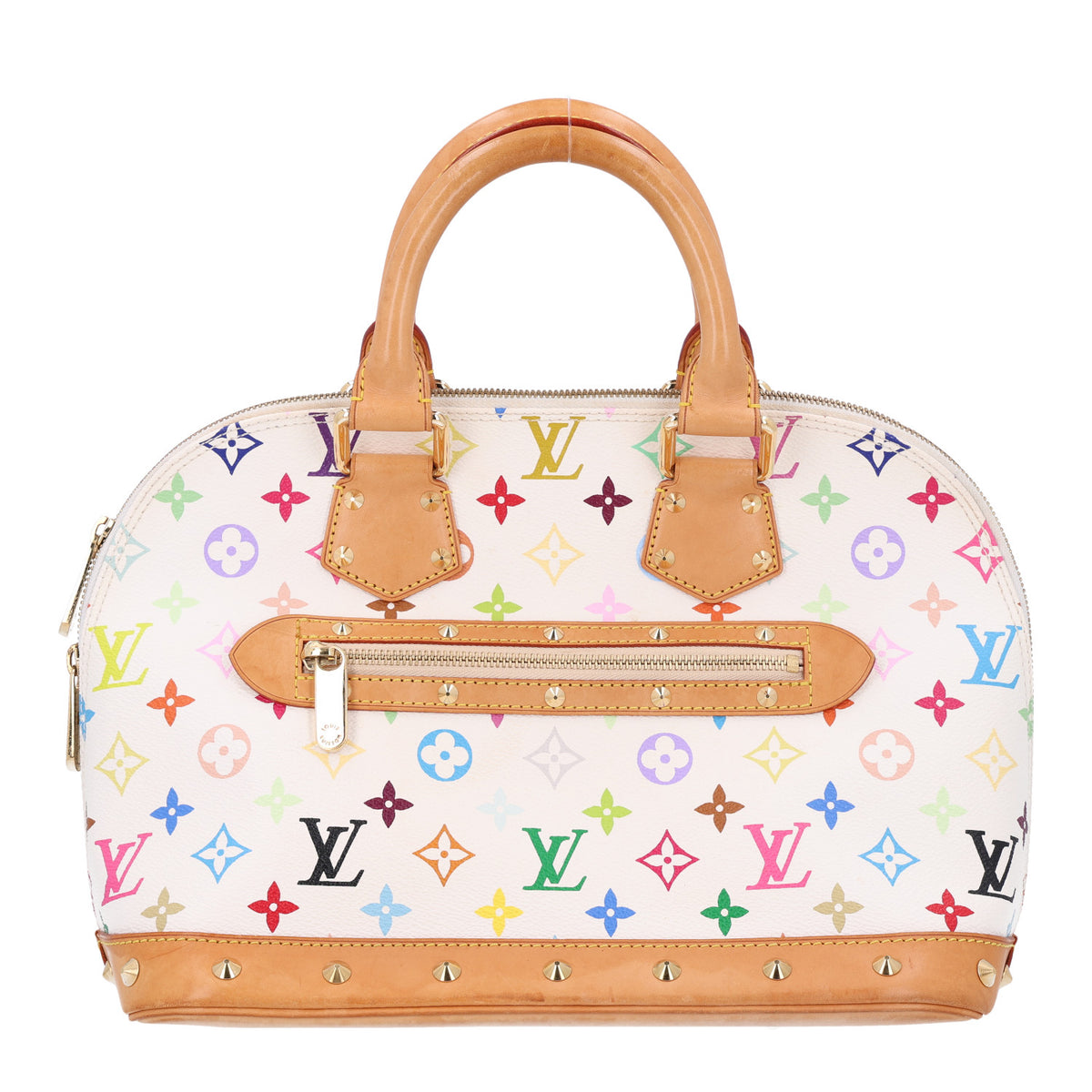 Monogram Multicolor Alma PM White