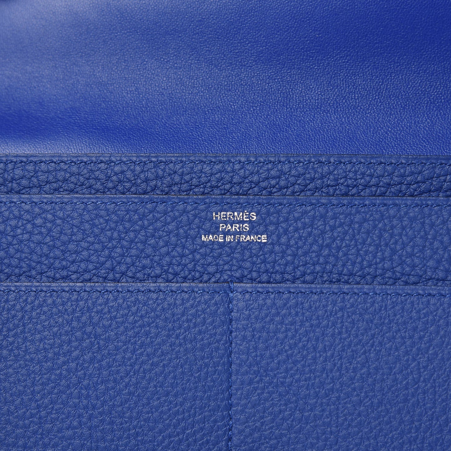 Togo Dogon Duo Wallet Bleu Electrique