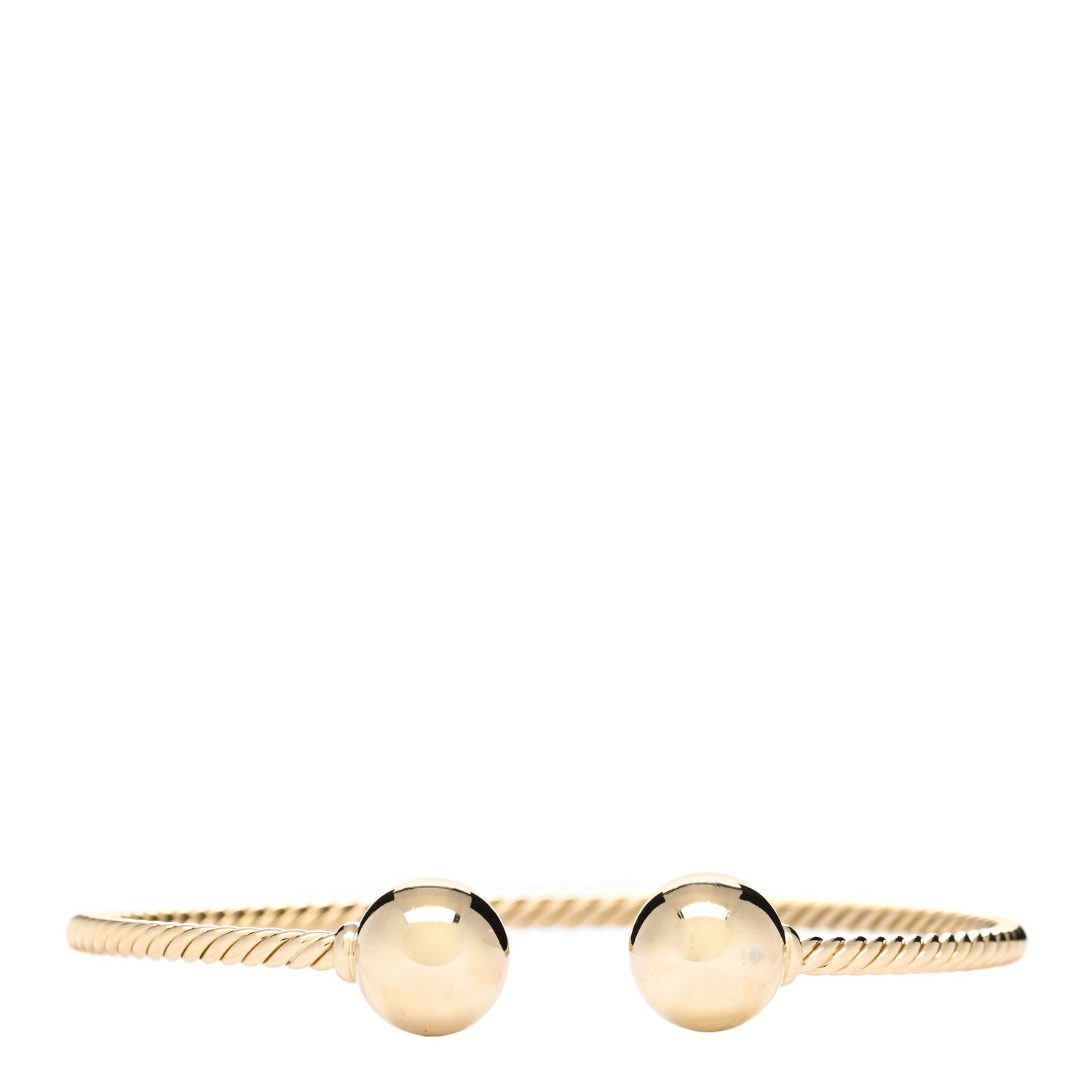 David Yurman 18K Yellow Gold 10mm Solari Bracelet 1 of 3