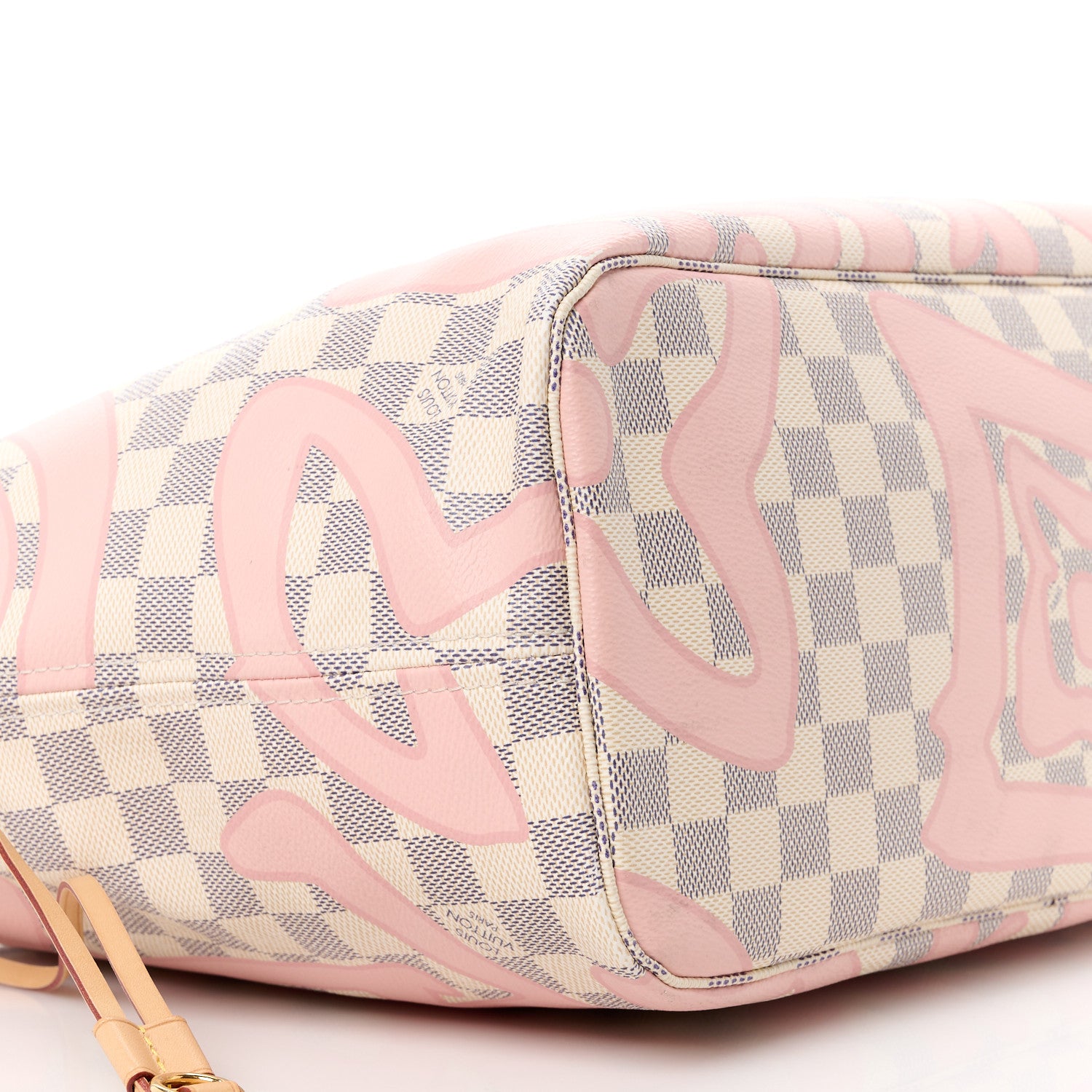 Louis Vuitton Damier Azur Tahitienne Neverfull MM 11 of 14