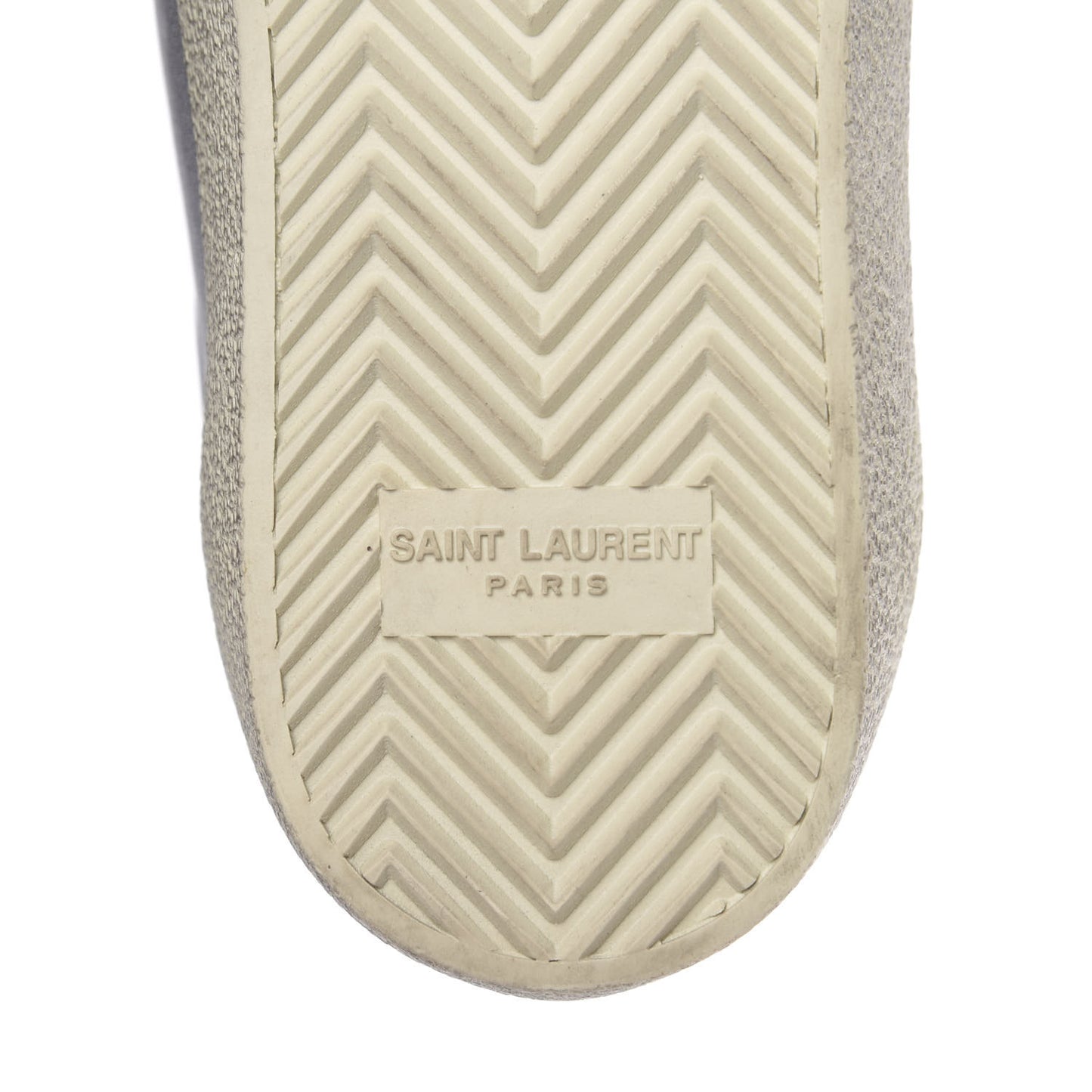Calfskin Court Classic Sneakers 38.5 Silver