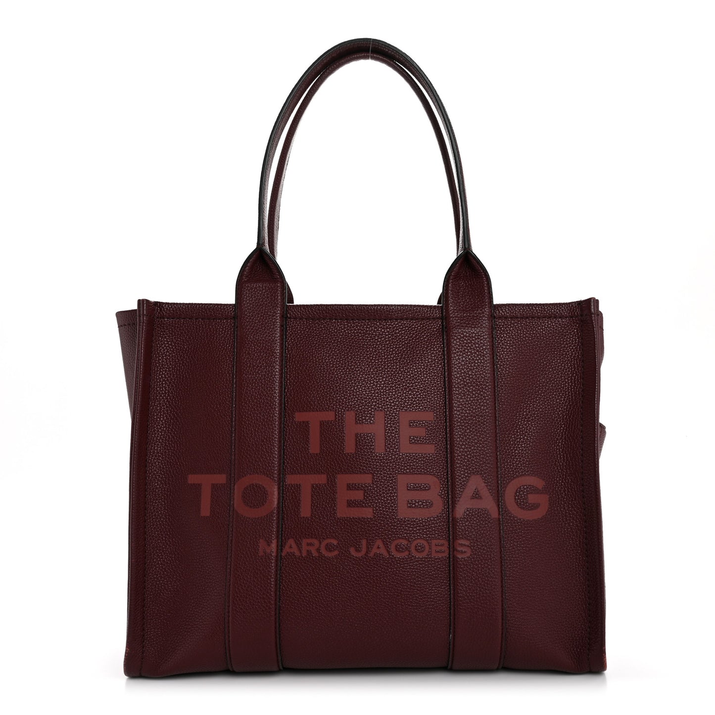 Grained Calfskin Large The Tote Bag Chianti