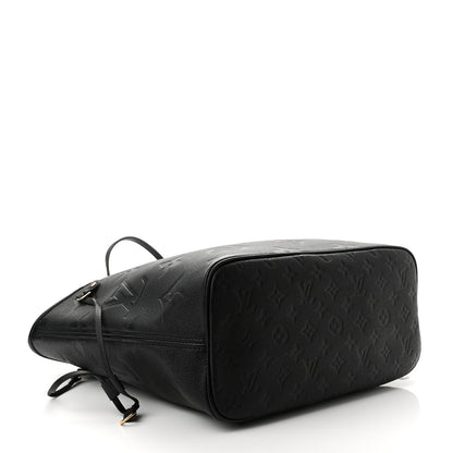 Louis Vuitton Empreinte Monogram Giant Neverfull MM Black 4 of 9