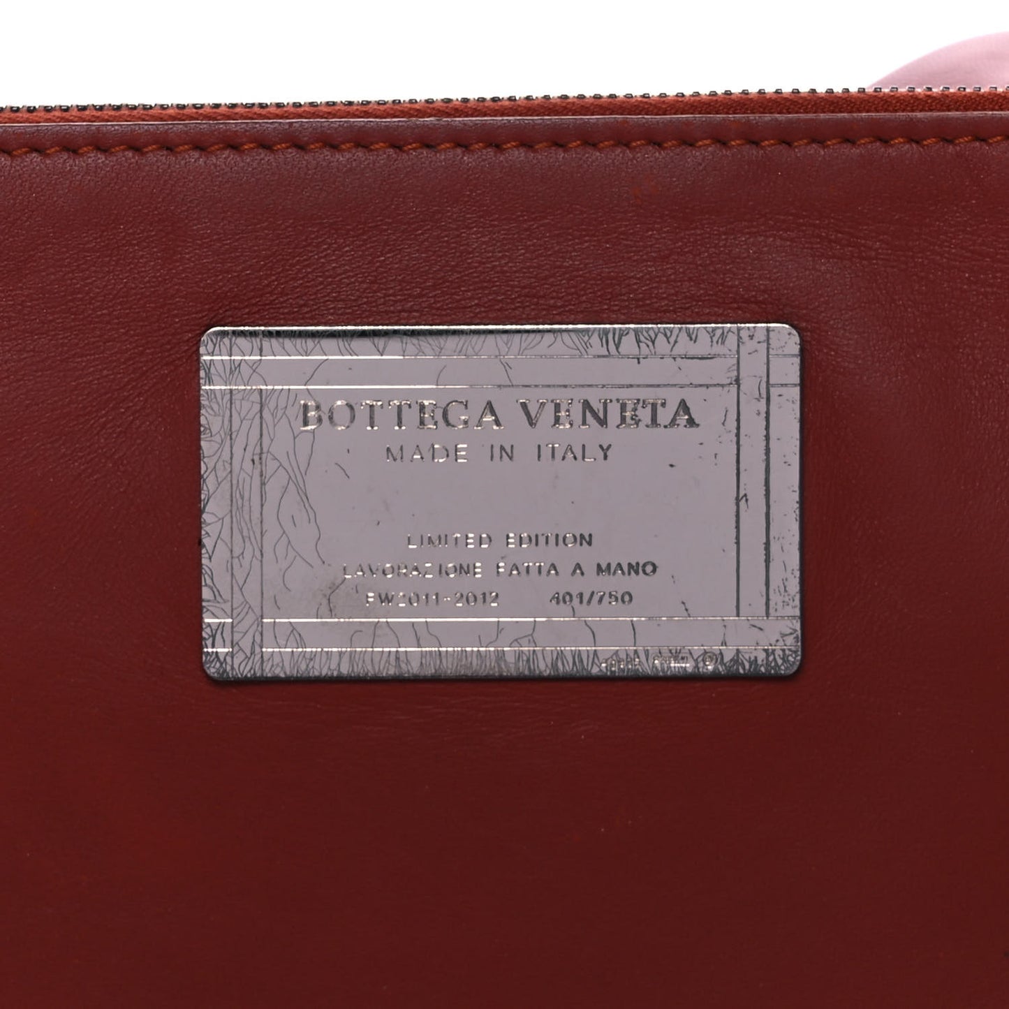 Nappa Intrecciato Medium Cabat Rust