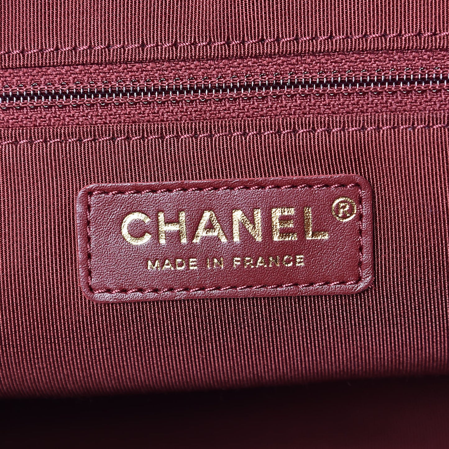 Caviar Quilted Medium Coco Tassel Camera Case Burgundy