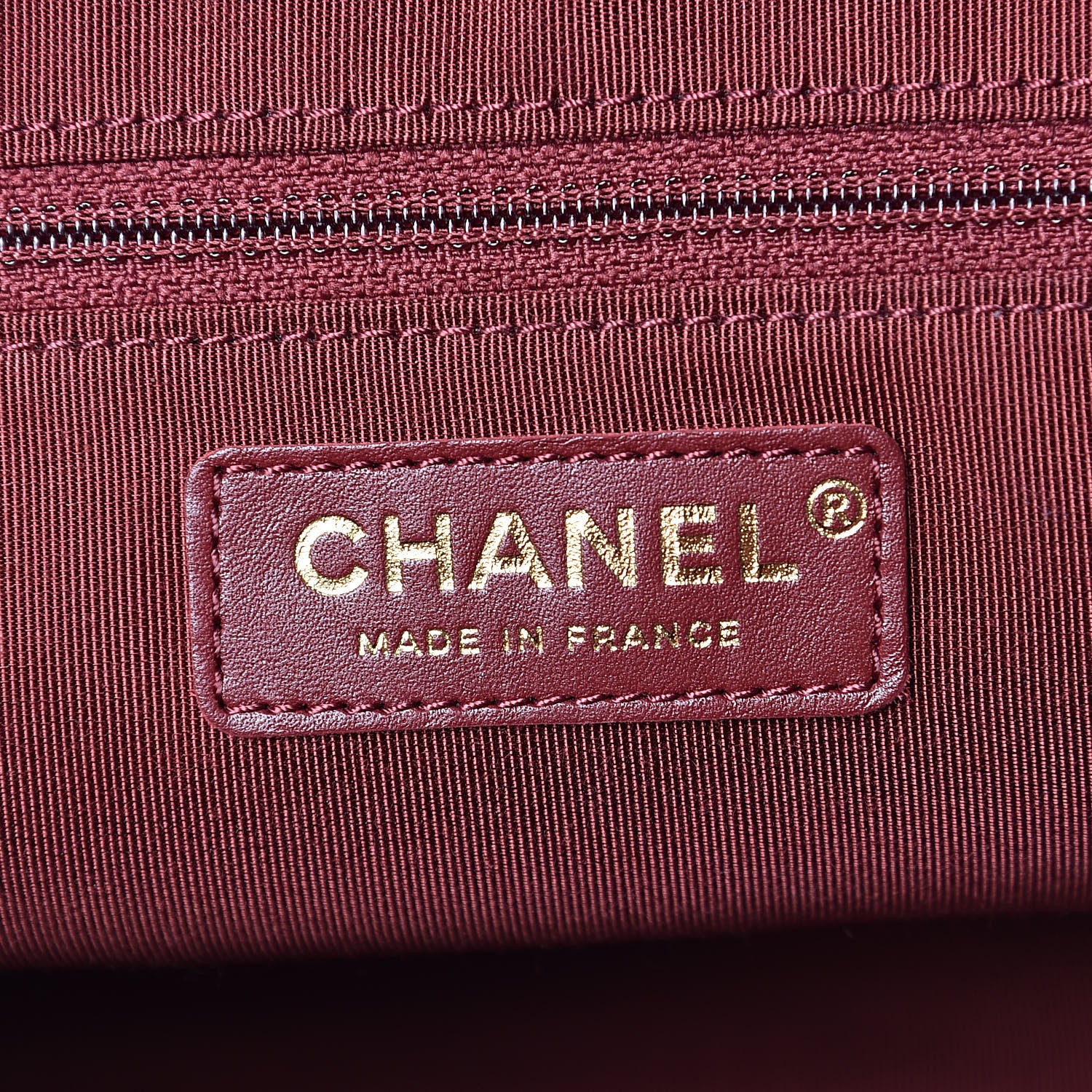 Chanel Caviar Quilted Medium Coco Tassel Camera Case Burgundy 6 of 10