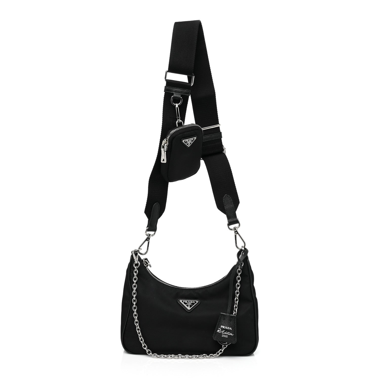 Prada Nylon Re-Edition 2005 Shoulder Bag Black 1 of 11