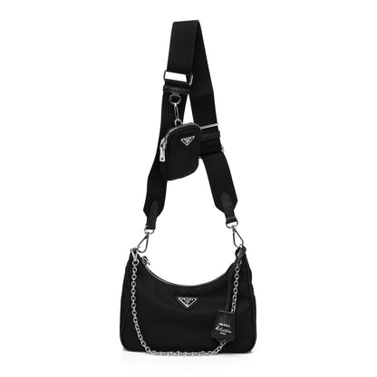 Prada Nylon Re-Edition 2005 Shoulder Bag Black 1 of 11