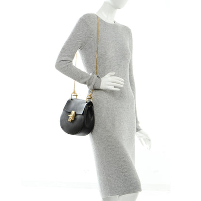 Chloe Grained Lambskin Drew Shoulder Bag Black 2 of 6
