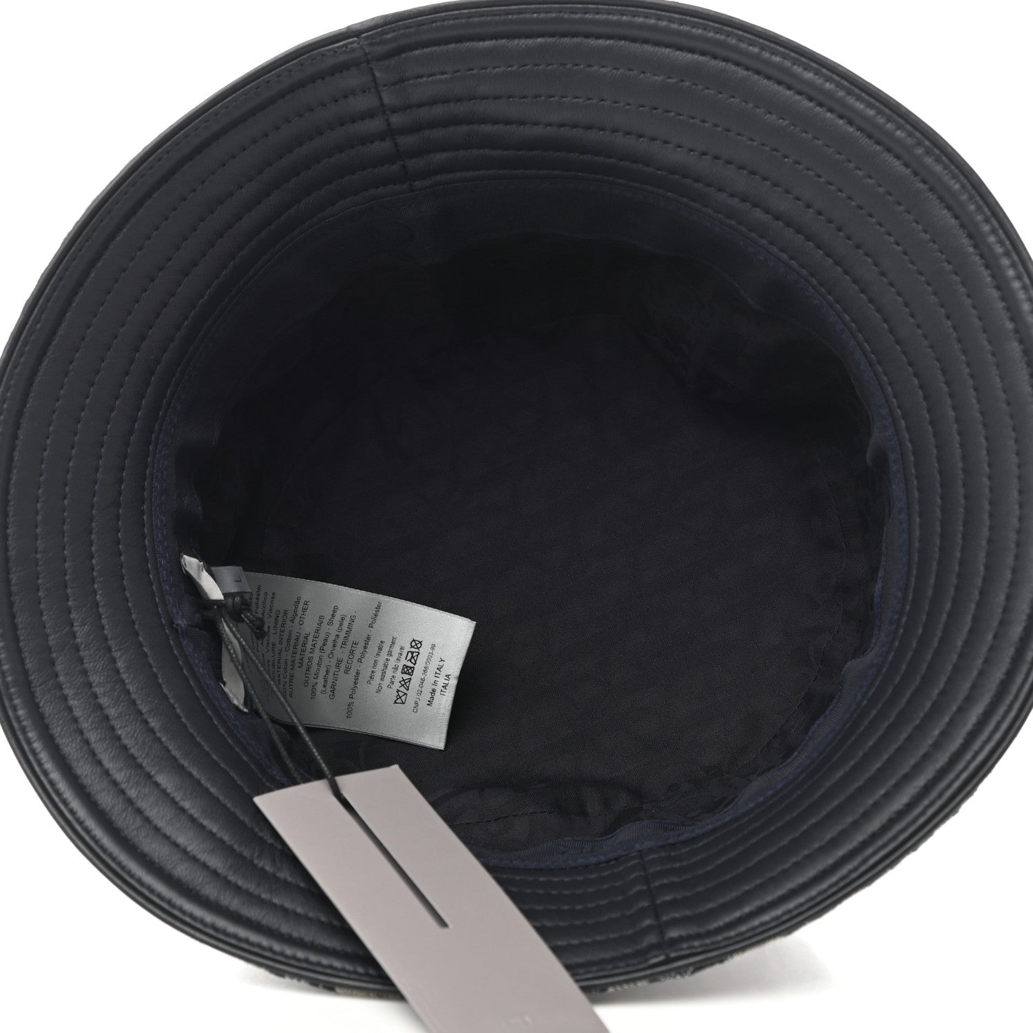 Christian Dior Oblique Jacquard Bucket Hat L Blue 7 of 8