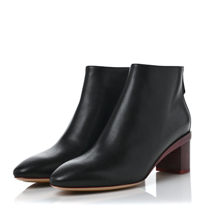 Hermes Nappa Riley Ankle Boots 37.5 Black 3 of 7