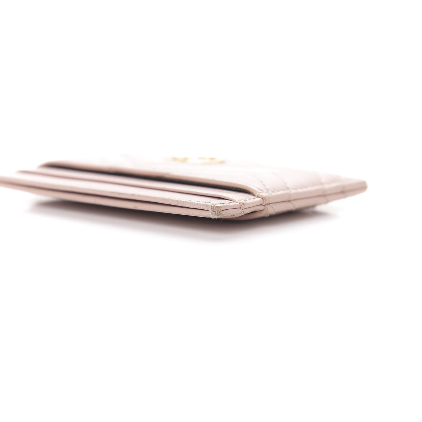 Calfskin Matelasse GG Marmont Card Holder Perfect Pink
