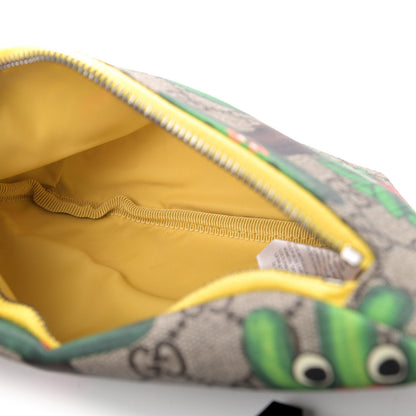 Gucci GG Supreme Monogram Smiling Plants Childrens Belt Bag Multicolor 4 of 4