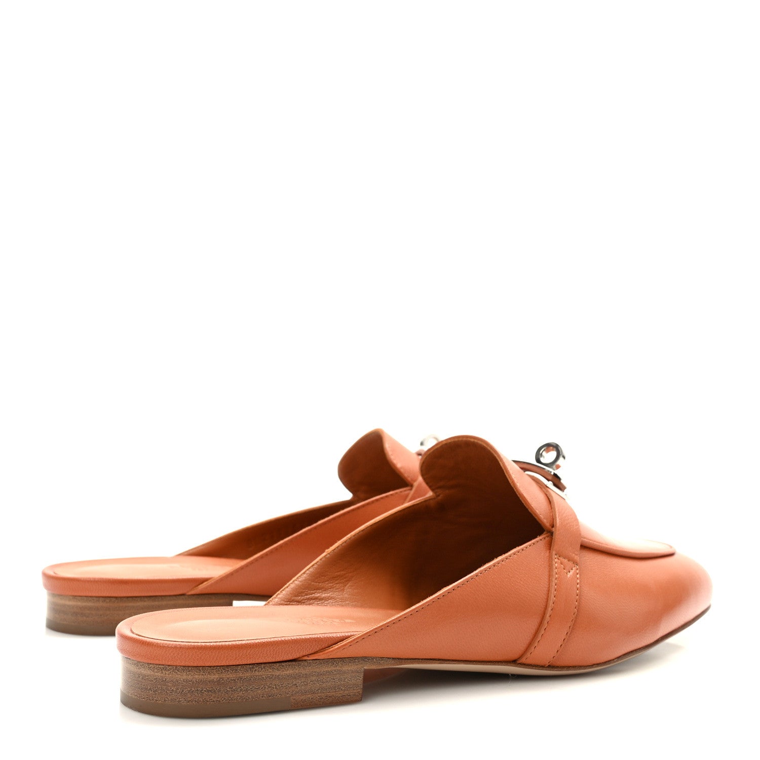 Hermes Heritage Calfskin Oz Mules 40 Natural 4 of 9