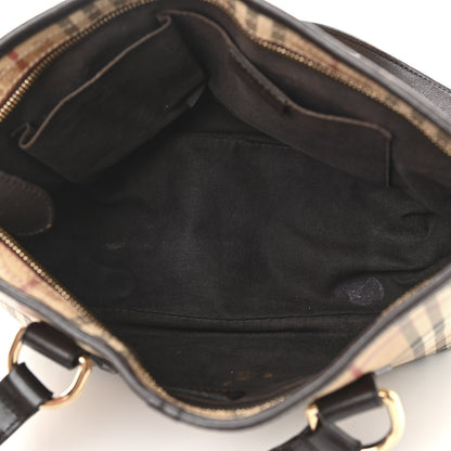 Burberry Haymarket Check Medium Regent Tote Chocolate 5 of 23