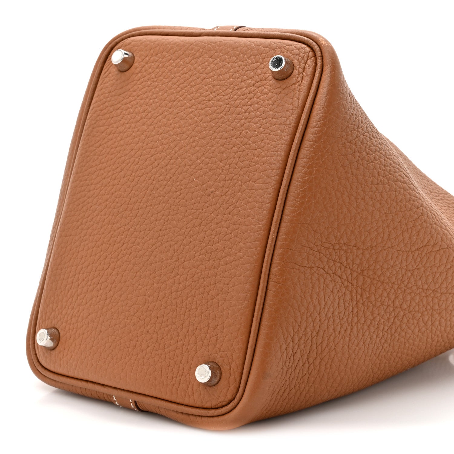 Hermes Taurillon Clemence Swift Eclat Picotin Lock 18 PM Gold Rose Sakura 9 of 14