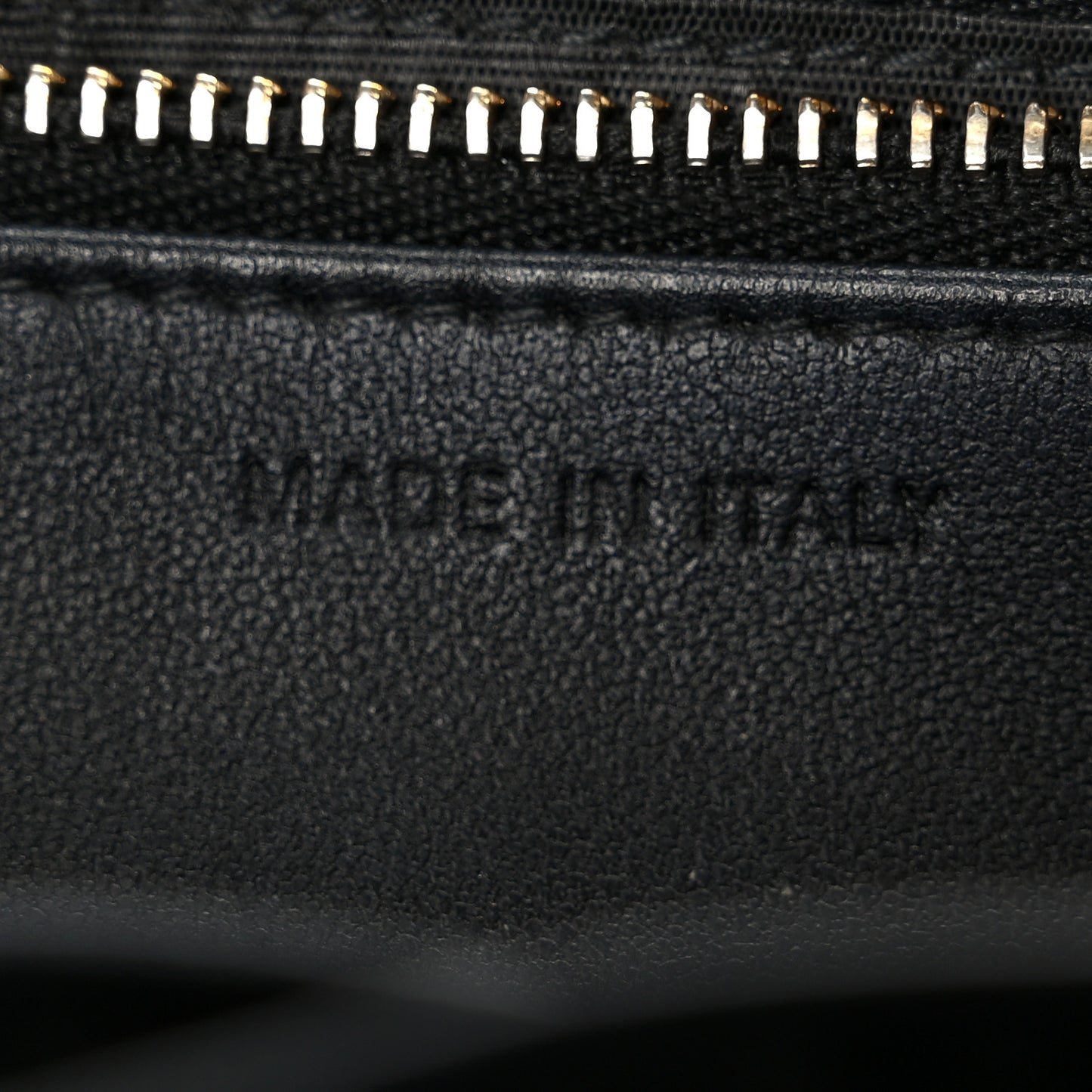 Lambskin Cannage Chain My Dior Daily Chain Pouch Black