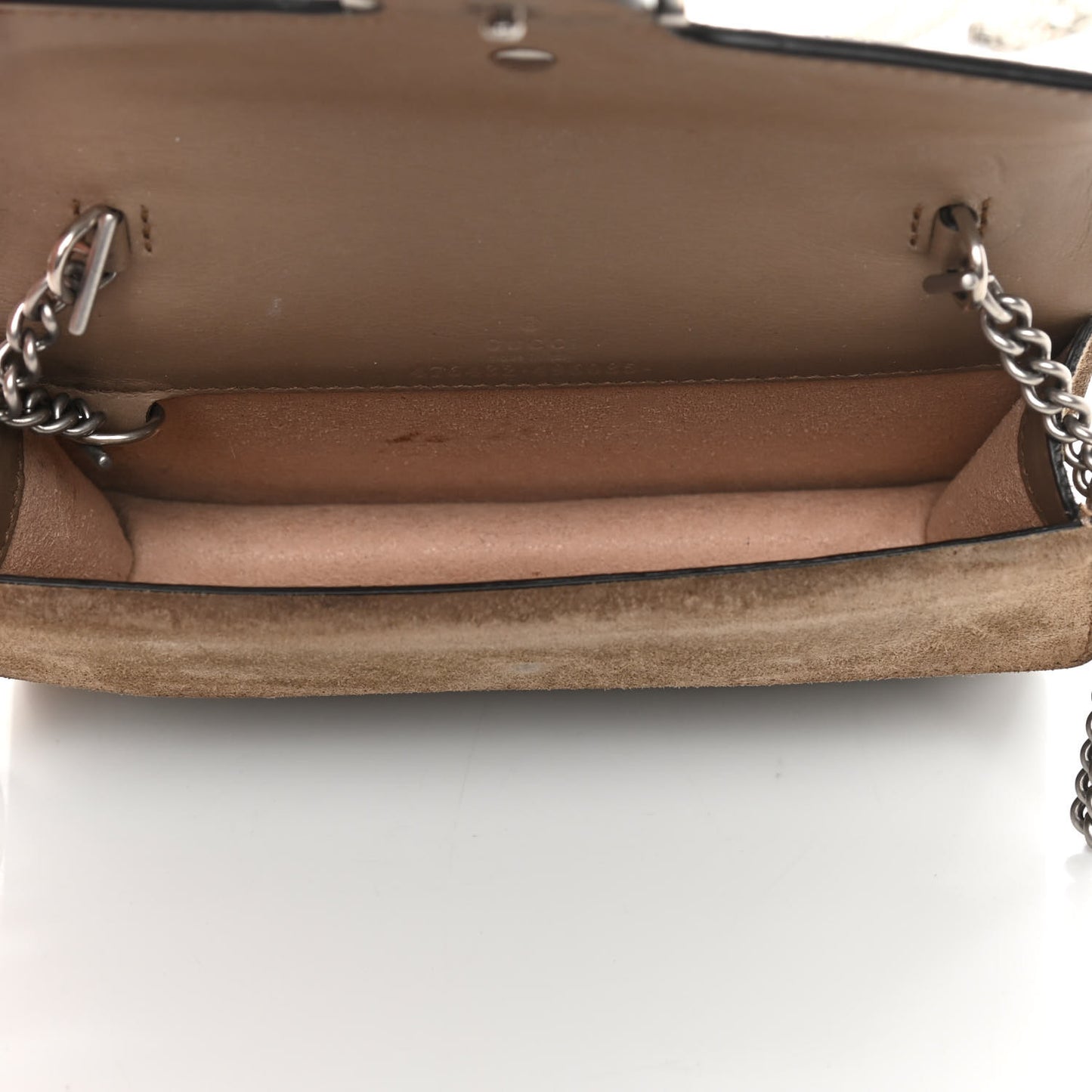 GG Supreme Monogram Super Mini Dionysus Shoulder Bag Taupe