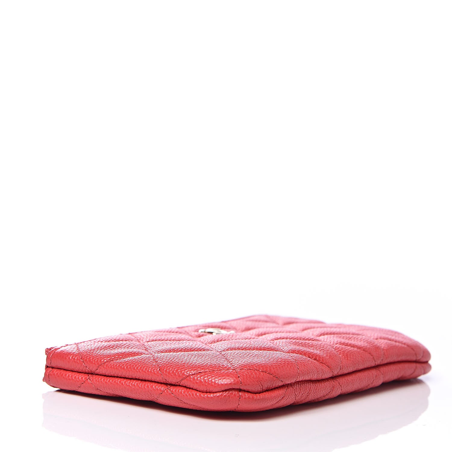 Chanel Caviar Quilted Small Cosmetic Case Red 4 of 7
