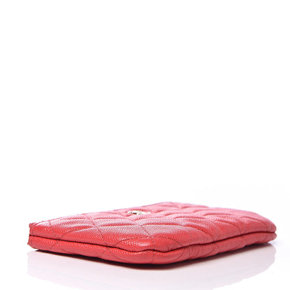 Chanel Caviar Quilted Small Cosmetic Case Red 4 of 7