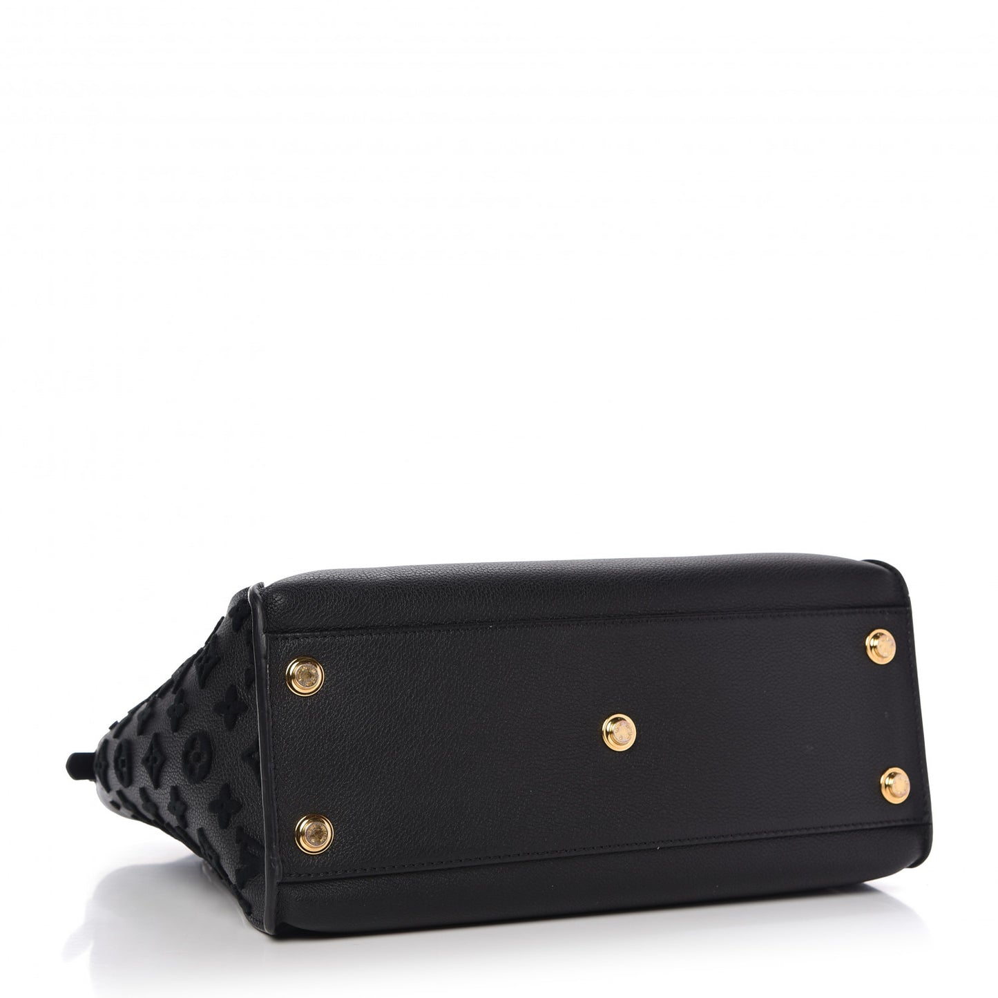 Calfskin Monogram Tufting On My Side Black