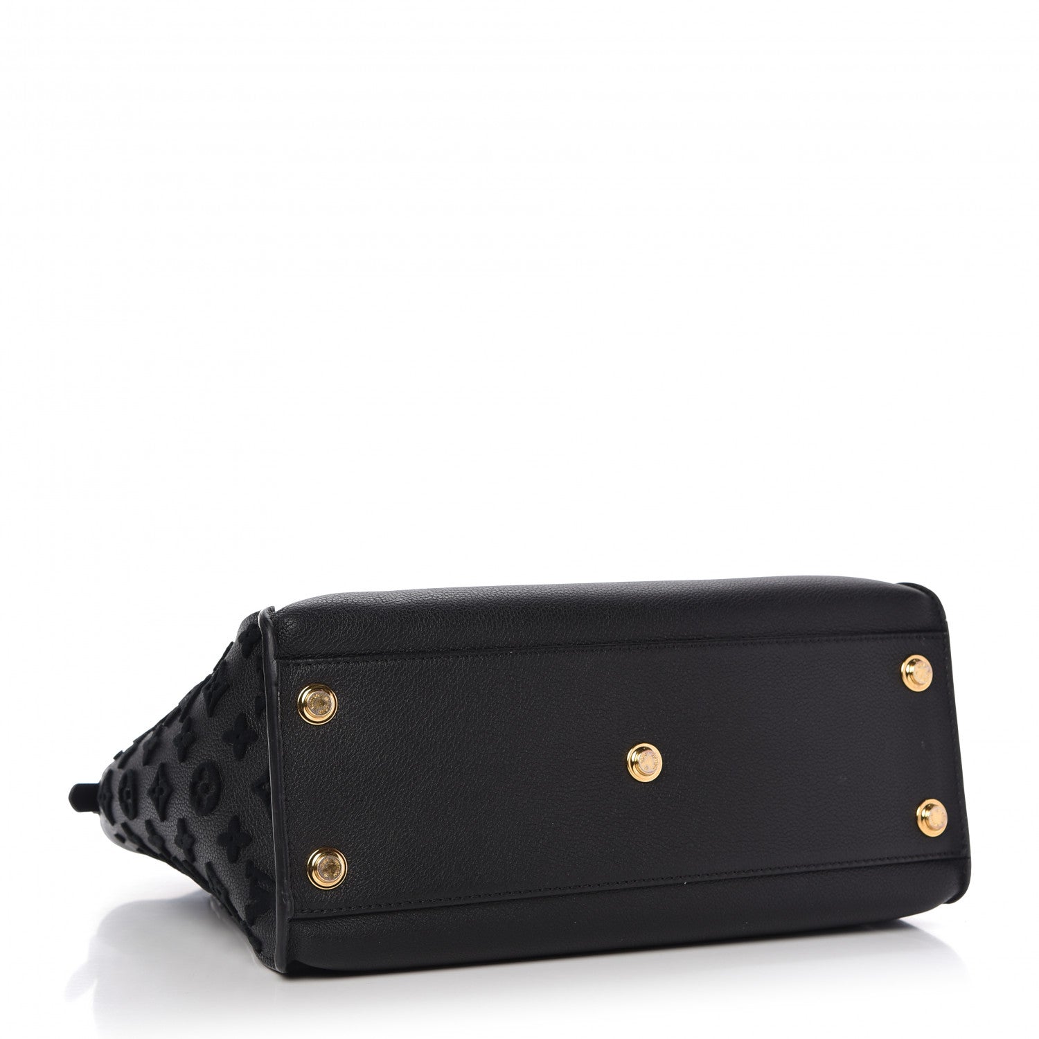 Louis Vuitton Calfskin Monogram Tufting On My Side Black 4 of 9