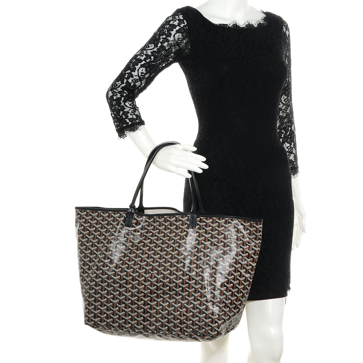 Goyard Goyardine Saint Louis GM Black 2 of 8