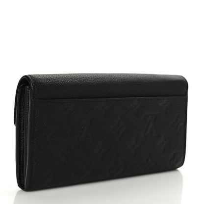 Louis Vuitton Empreinte Sarah Wallet NM Black 3 of 9