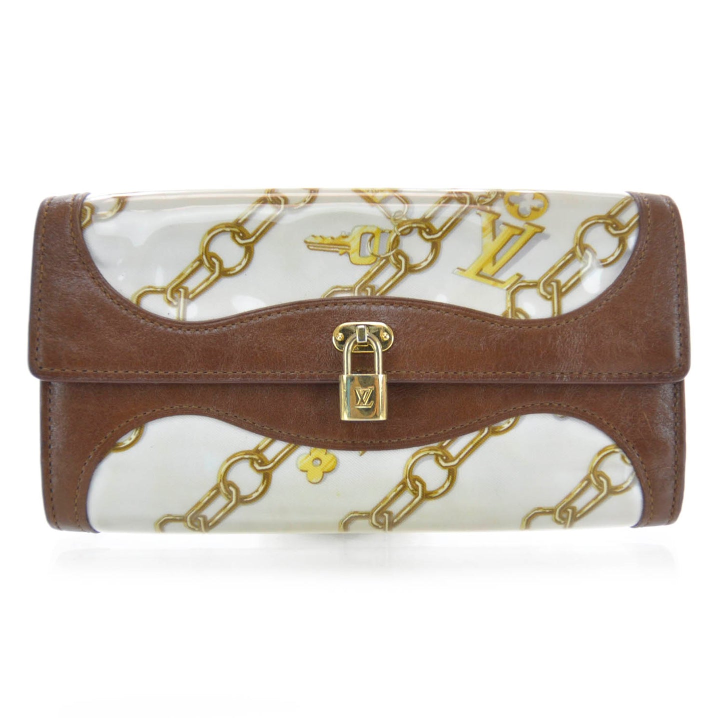 Monogram Charms Cabas Porte-Monnaie Wallet White
