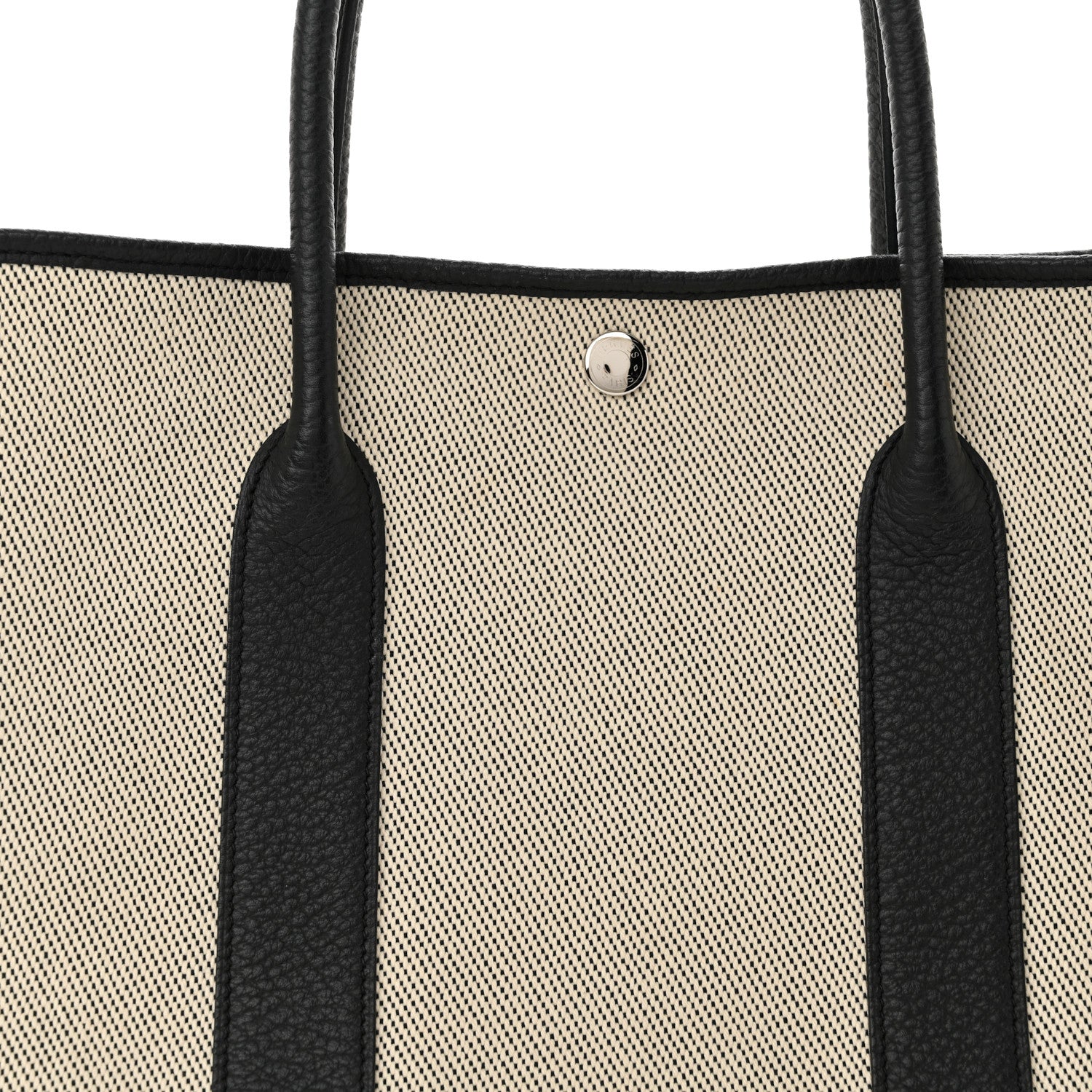 Hermes Toile Negonda Garden Party 36 MM Tote Black Ecru 7 of 11