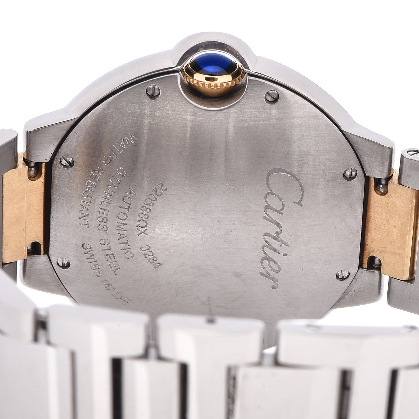 Stainless Steel 18K Yellow Gold 36mm Ballon Bleu De Automatic Watch
