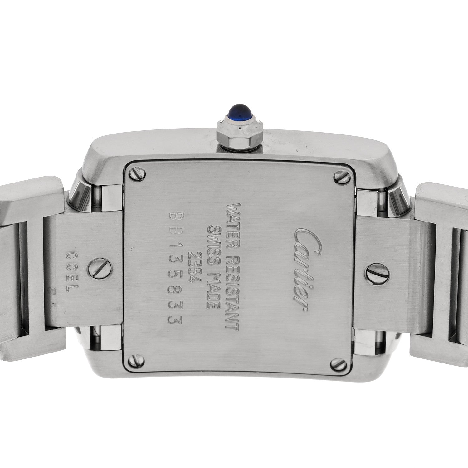 Cartier Stainless Steel 20mm Tank Francaise Quartz Watch 4 of 4