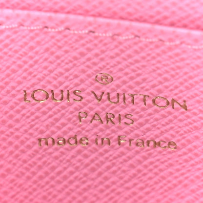 Louis Vuitton Damier Ebene 2022 Christmas Animation Paris Zippy Coin Purse Pink 6 of 8